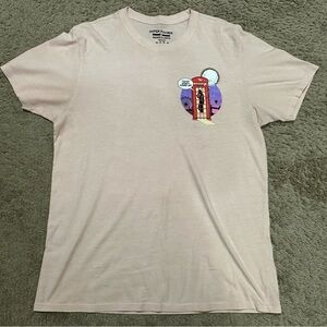 Men's Light Pink Graphic Tee D-54
